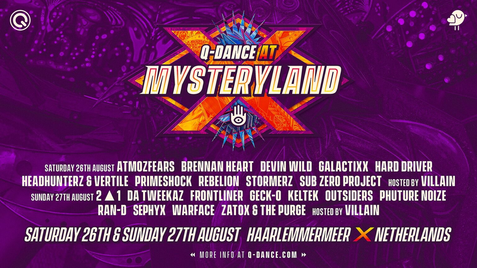 Mysteryland ujawnia pełny lineup swojego 30lecia. 22 sceny i ponad 300